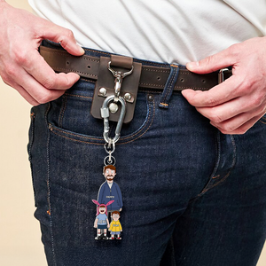 Personalized Gifts For Dad Keychain 01qhhu040325hg - Keychains - GoDuckee
