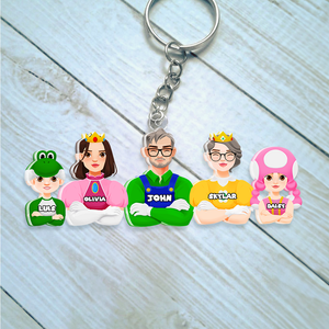 Personalized Gifts For Family Keychain 031qhhu180125pa - Keychains - GoDuckee