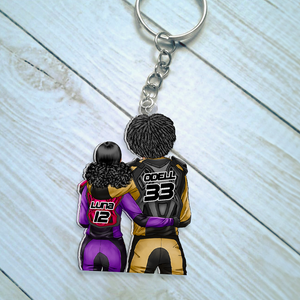 Personalized Gifts For Motocross Couple Keychain 02qhhu150125hh - Keychains - GoDuckee