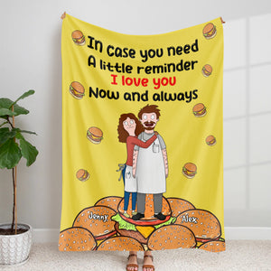 Personalized Gifts For Couple Blanket I Love You Now And Always 04TOMH241224HG - Blanket - GoDuckee