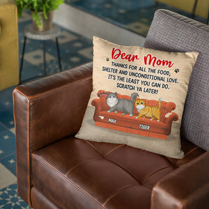 Personalized Gifts For Cat Lovers Pillow Scatch Ya Later - Pillows - GoDuckee