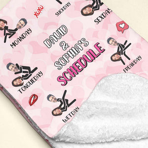 Personalized Custom Photo Gifts For Couple Blanket Naughty Couple 04TOMH181224 - Blanket - GoDuckee