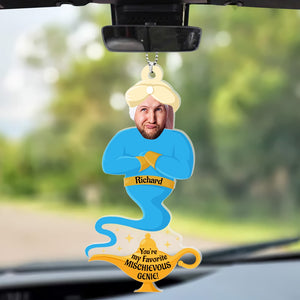Custom Photo Gifts For Couple Car Ornament You're My Favorite - Ornaments - GoDuckee