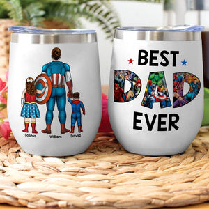 Personalized Gifts For Dad Wine Tumbler 06qhqn110524pa Father's Day - Tumbler Cups - GoDuckee