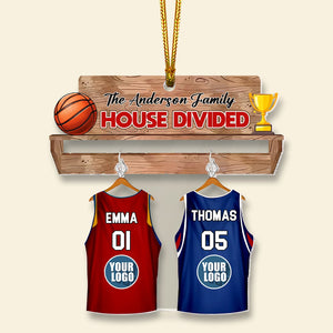 Personalized Gifts For Basketball-Loving Family Christmas Ornament 02humh141024 - Ornament - GoDuckee