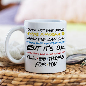 Because I like Maintaining You, Personalized Coffee Mug, Gifts For Couple, Valentine Gifts, 02HTPO251123HH - Coffee Mug - GoDuckee