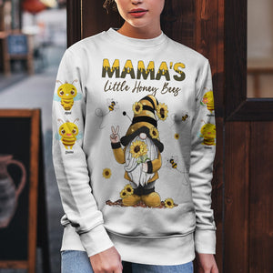 Grandma's Little Honey Bees-Personalized Shirt- Gift For Grandma/ Gift For Mom-Christmas Gift - AOP Products - GoDuckee