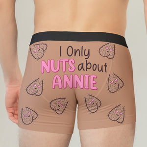 Personalized Gifts For Men Boxers I'm Only Nuts - Boxers & Briefs - GoDuckee