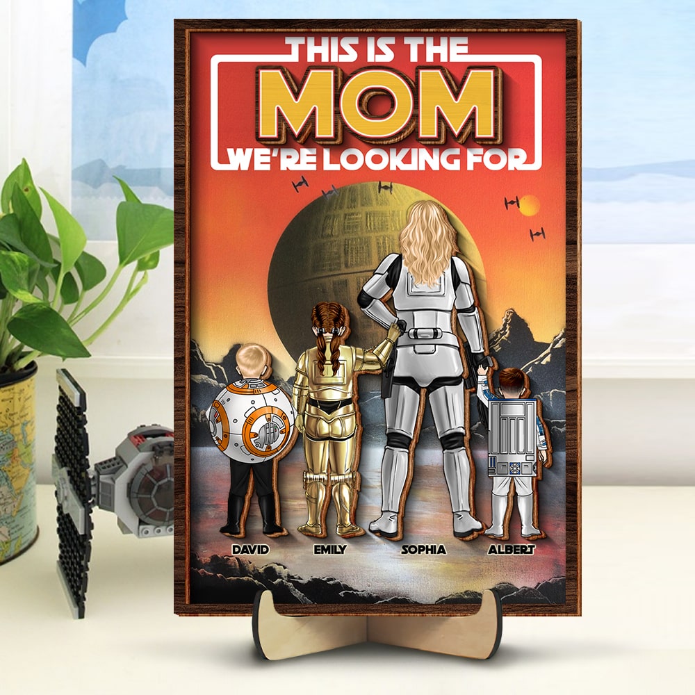 Personalized Gifts For Mom Wood Sign We're Looking For 03htqn220224dahhhg - Wood Signs - GoDuckee