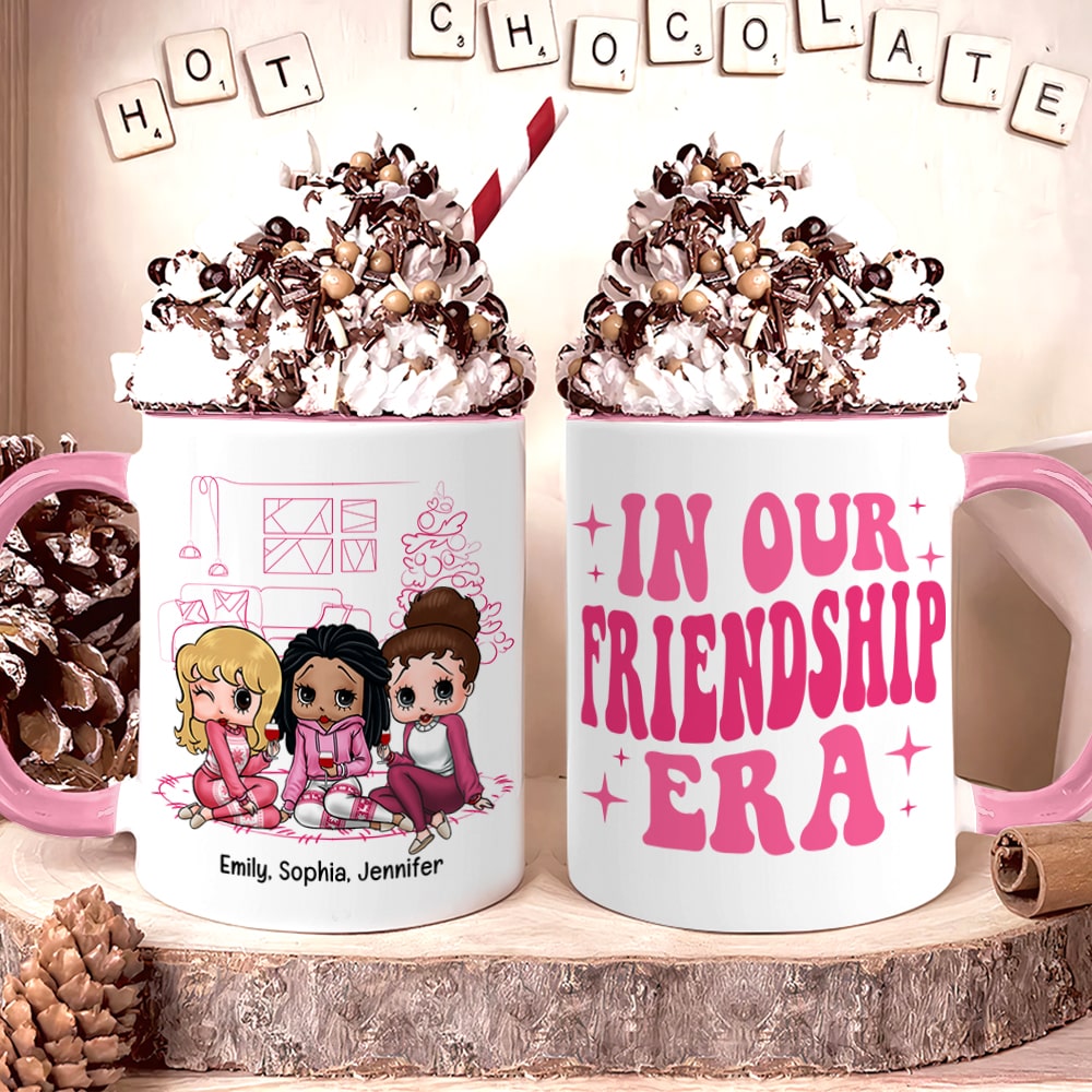 Personalized Mug - Besties Mug - In Our Bestie Era - Trendy 2023