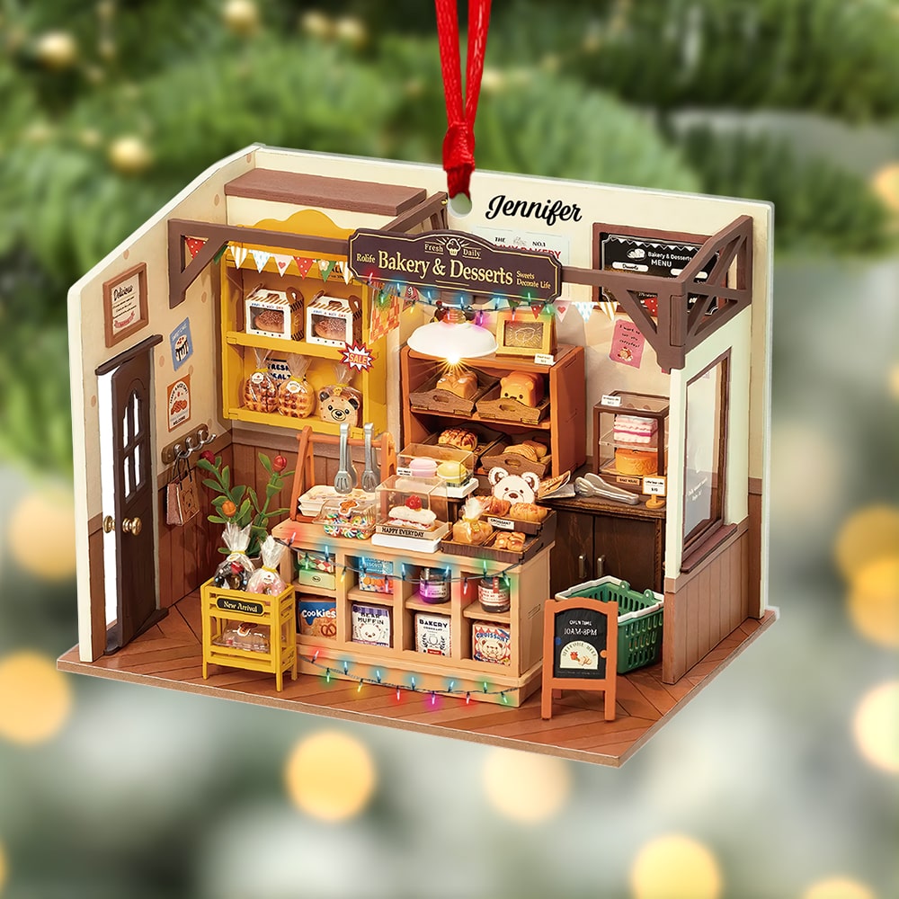 Baking Room_Personalized Ornament- Gifts For Baker- Christmas Gift - Ornament - GoDuckee
