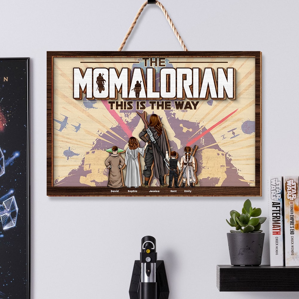 Personalized Gifts For Mom Wood Sign This Is The Way 01toqn150324dahhhg - Wood Signs - GoDuckee