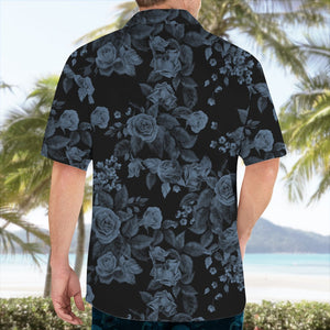 From Our First Kiss Till Our Last Breath-Personalized Hawaiian Shirt- Gift For Couple- Skull Couple Hawaiian Shirt - Hawaiian Shirts - GoDuckee