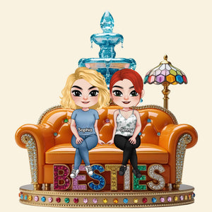 Besties Plaque - Personalized Gifts For Besties 02natn220525 - Shaped Plaques - GoDuckee