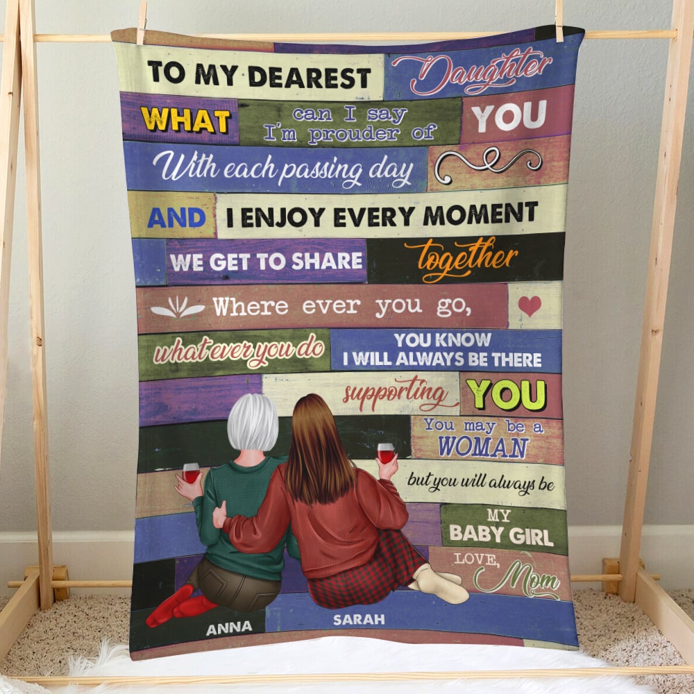 You May Be A Woman But You Will Always Be My Baby Girl-Personalized Blanket-02nalh301122tm - Blanket - GoDuckee