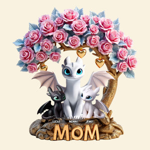 Personalized Gifts For Mom Dragon Plaque 03tgtn190425 - Shaped Plaques - GoDuckee