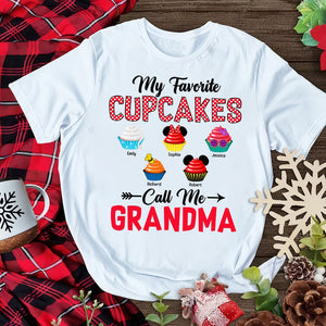 My Favorite Cupcakes Call Me Grandma-Personalized Sweatshirt-Gift For Family- Christmas Gift-05qhqn211023qn - Shirts - GoDuckee