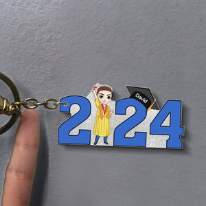 Personalized Gifts For Graduation Keychain 2024 - Keychains - GoDuckee