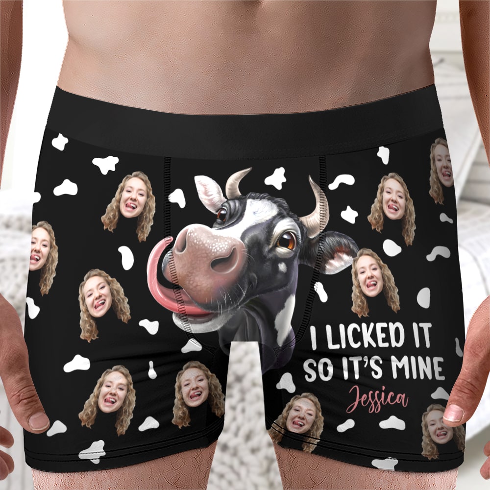 Personalized Gifts For Men Boxers So It's Mine - Boxers & Briefs - GoDuckee
