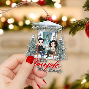 Couple, Best Couple Ever... Obviously, Personalized Ornament, Christmas Gifts For Couple - Ornament - GoDuckee