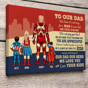 Personalized Gifts For Dad Canvas Print 06NADT180424PA Father's Day - Canvas Print - GoDuckee