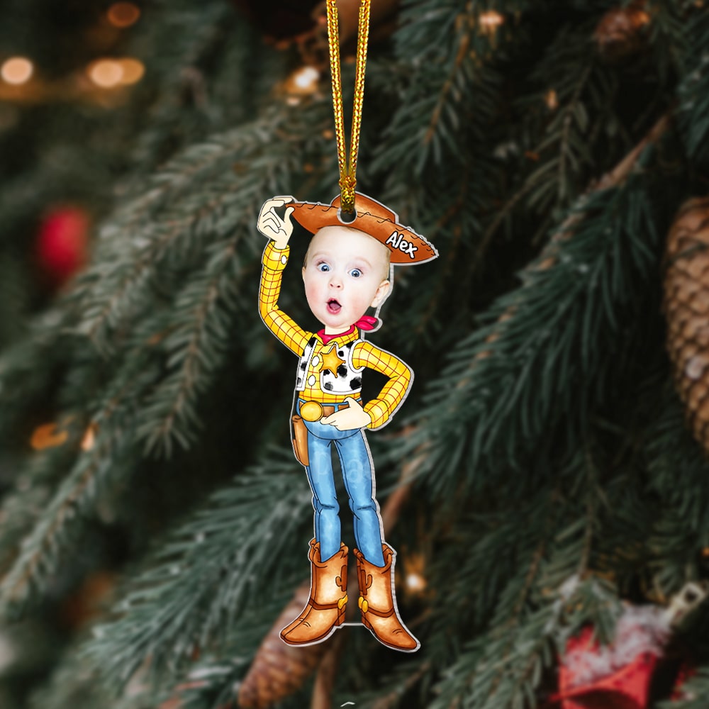 Custom Photo Gifts For Kids Christmas Ornament 03ohmh251124 - Ornament - GoDuckee