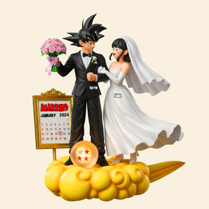 Couple Wedding Day Acrylic Plaque - Personalized Gifts For Couple 01natn180625 - Shaped Plaques - GoDuckee