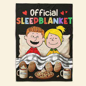 Personalized Gifts For Couple Blanket 05ohtn161224hh Official Sleep Blanket - Blanket - GoDuckee