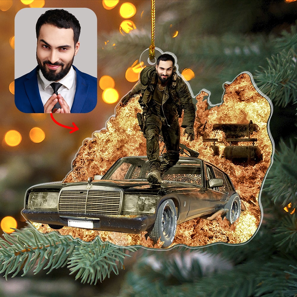 Action Movies-Custom Photo Acrylic Custom Shape Ornament-Christmas Gift - Ornament - GoDuckee