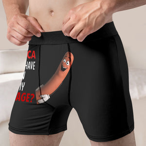 Personalized Gifts For Couple Boxer Briefs This Bun Is For You 04htqn100124 - Boxer Briefs - GoDuckee