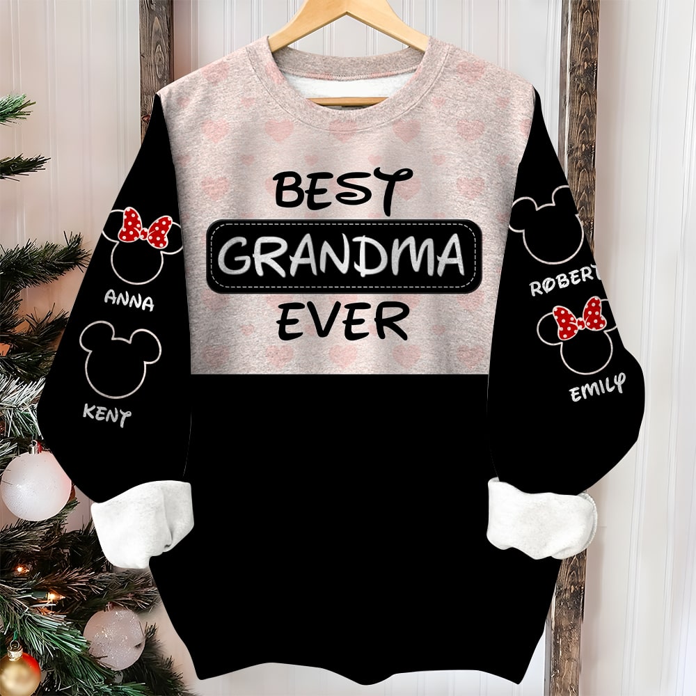 Best Grandma Ever - Personalized 3D AOP Shirt 3DAP-02qhqn180923 - AOP Products - GoDuckee