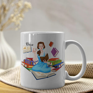 Year Of Books, Personalized Book Mug, Book Lover Gift, Custom Coffee Mug, 07HUPO301123PA - Coffee Mug - GoDuckee