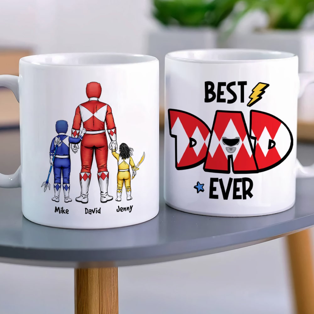 Father, Best Dad Ever, Personalized Mug, Gifts For Dad, 03NAHU310523 - Coffee Mug - GoDuckee