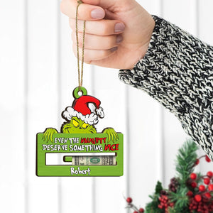 Even the Naughty Deserve Something Nice, Personalized Ornament, Christmas Gifts, 03HUPO171123 - Ornament - GoDuckee