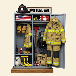 Firefighter Personal Locker Plaque - Personalized Gifts For Firefighter 06qhtn290525 - Shaped Plaques - GoDuckee