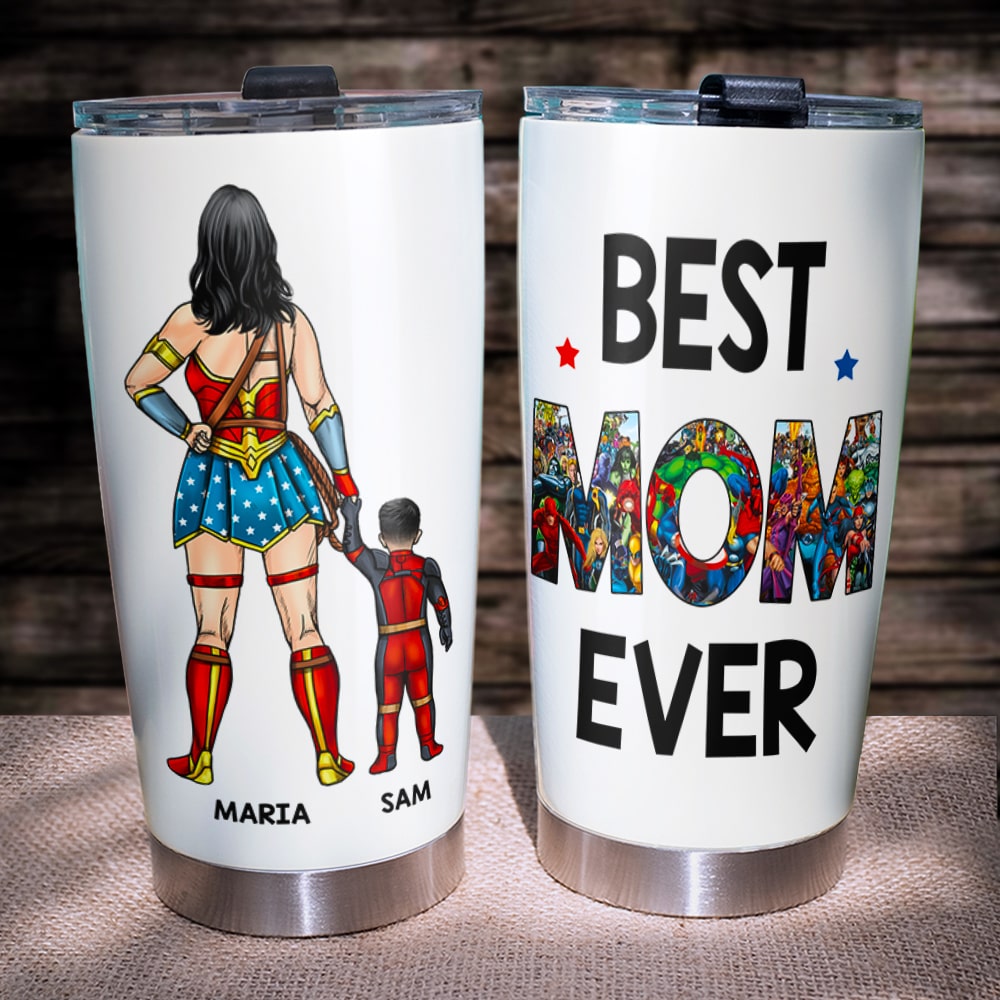 Best Mom Ever - Personalized Tumbler - Mother's Day Gift For Mom - 05QHLH150223TM - Tumbler Cup - GoDuckee