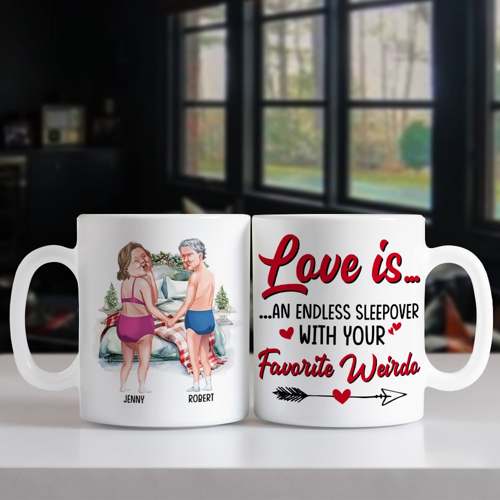 Couple, An Endless Sleepover, Personalized Coffee Mug, Christmas Gifts For Couple - Coffee Mug - GoDuckee