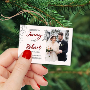 Personalized Ornament - Christmas Gifts For Couple - 01OHPO251123 - Ornament - GoDuckee