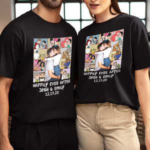 Happily Ever After- Custom Photo Couple Shirt- Couple Gift- 02qhqn291223 - Shirts - GoDuckee