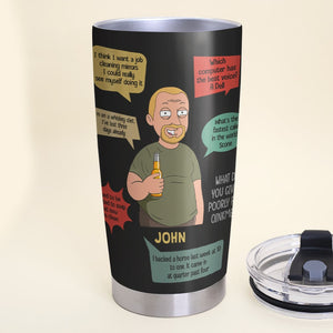 Dad Jokes In The Streets - Personalized Tumbler - Gift For Dad 02NATN200423HH - Tumbler Cup - GoDuckee