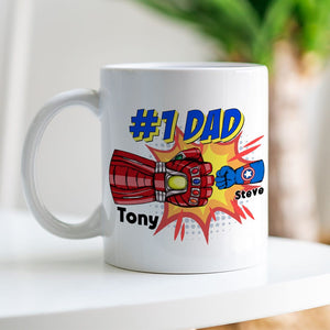 Daddy, Best Dad Ever, Personalized Mug, Gifts For Dad, 03DNPO220523HA - Coffee Mug - GoDuckee