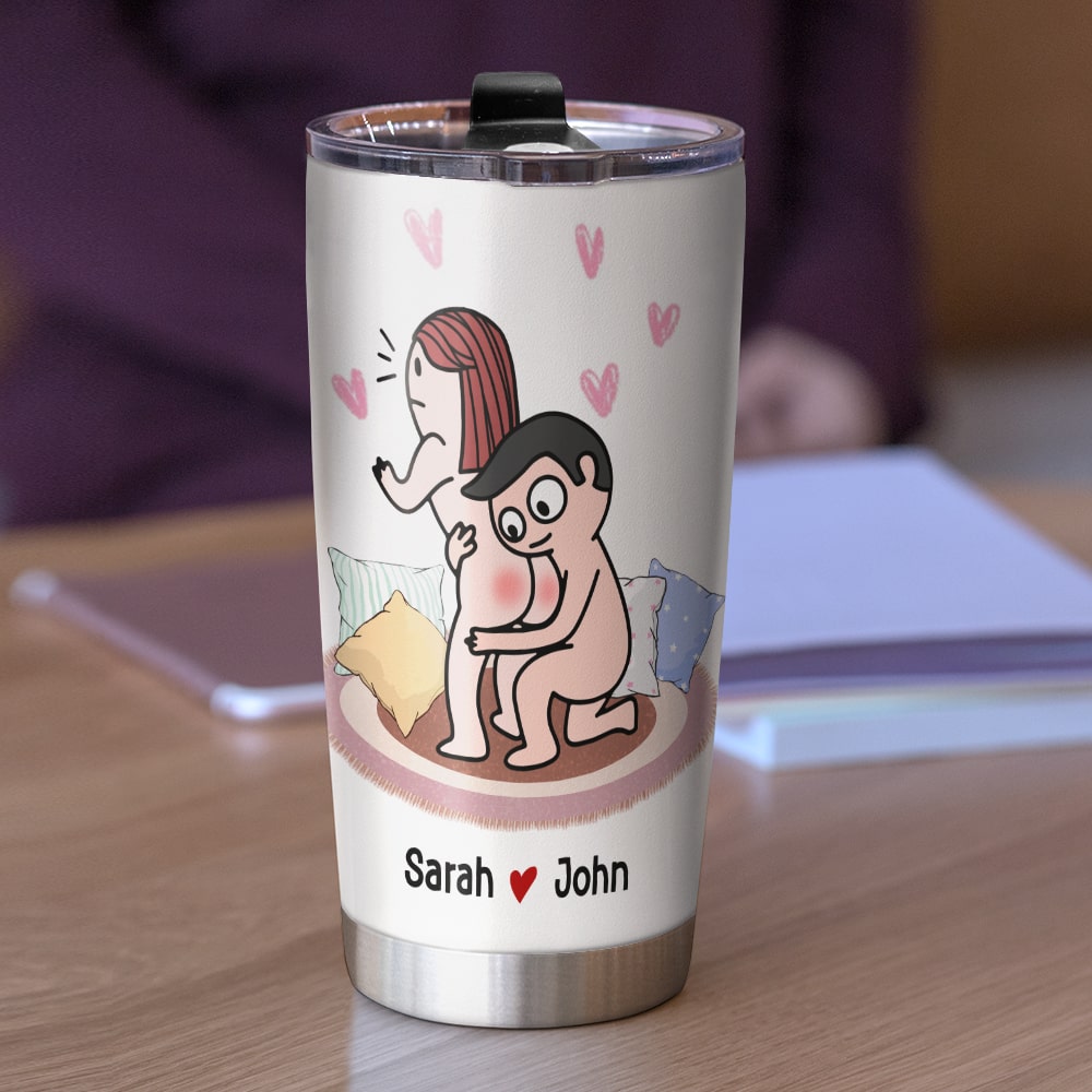 I Love Your Butt - Personalized Couple Mug -Funny Gift For Couple - Coffee Mug - GoDuckee