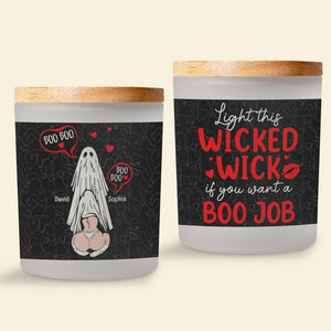 Personalized Gifts For Couple Scented Candle If You Want A Boo Job - Scented Candle - GoDuckee