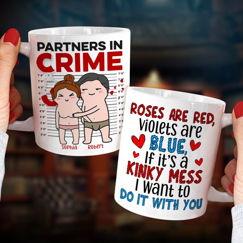 If It's A Kinky Mess I Want To Do It With You-Gift For Couple-Personalized Coffee Mug- Funny Couple Mug - Coffee Mug - GoDuckee
