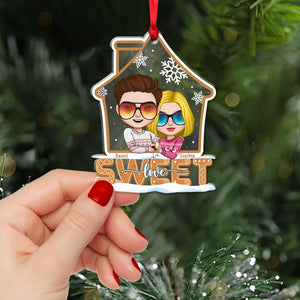 Home Sweet Love - Personalized Ornament - Gift For Couples - Christmas Gift - Ornament - GoDuckee