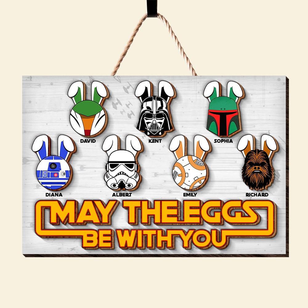 Personalized Gifts For Family Wood Sign Be With You 01ohqn220224 - Wood Signs - GoDuckee