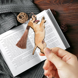 Custom photo Wooden Bookmark Gift, Wood Bookmarks Make a Perfect Gif, Book Worms - Bookmarks - GoDuckee