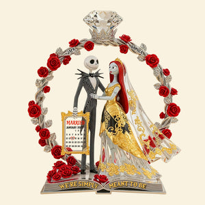 Personalized Anniversary Gifts For Nightmare Couple Acrylic Plaque 01tgtn230625 - Shaped Plaques - GoDuckee