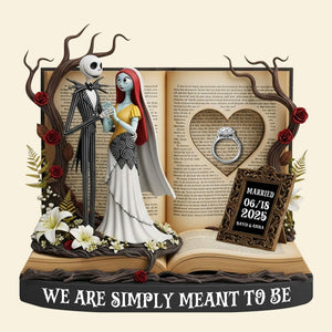 Horror Anniversary Couple Plaque - Personalized Gifts For Couple 04tgtn300525 - Shaped Plaques - GoDuckee