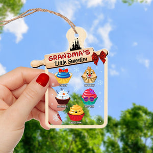 Grandma's Little Sweeties- Personalized Acrylic Ornament- Gift For Grandma- Family Ornament-PW17-AONMT-08htqn311023qn - Ornament - GoDuckee